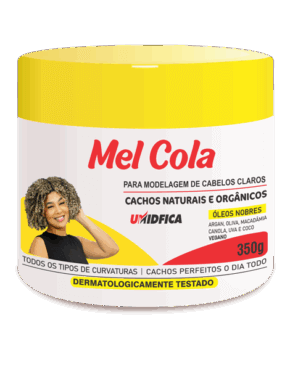 Gel Mel Cola Umidfica Cabelos Claros 350g