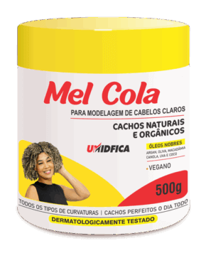 Gel Mel Cola Umidfica Cabelos Claros 500ml
